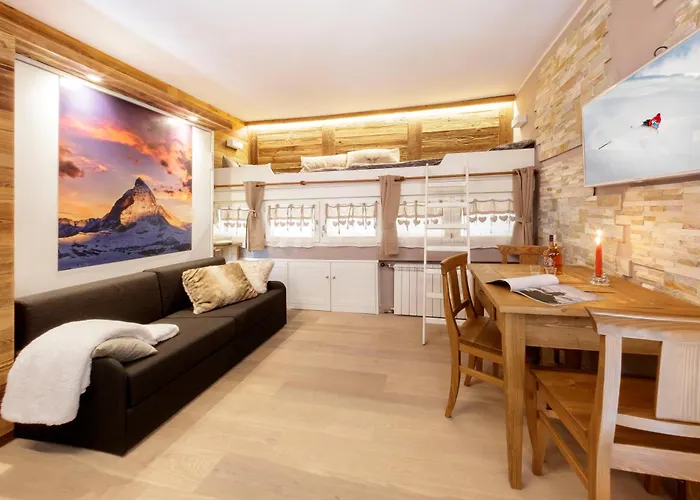 Hellochalet Cervinia - Ski-in Ski-out Studio, 200mt At Plan Maison Lift Appartamento *